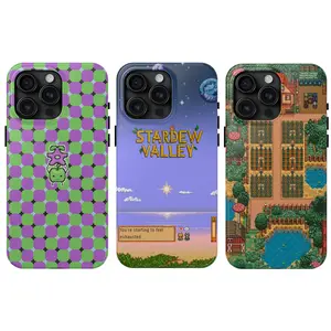 Stardew Valley Inspired Phone Case for iPhone 17 16 15 14 13 12 11 Pro Max Samsung Galaxy S25 S24 S23 S22 S21, Farm Gamer Lover Merch Phone Cover, Farmers Cute Harvest Gaming Fan Aesthetic Gothic Girly Case, Gifts for Her Girlfriend Women