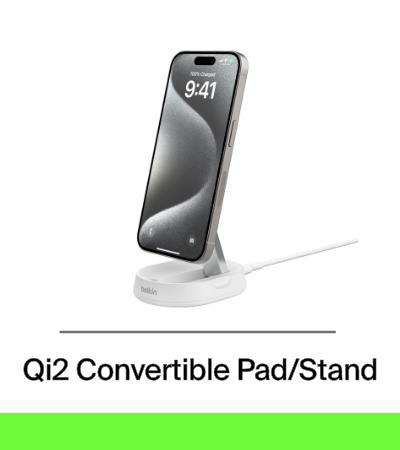 Belkin BoostCharge Pro Convertible Magnetic Wireless Charging Stand with Qi2 15W