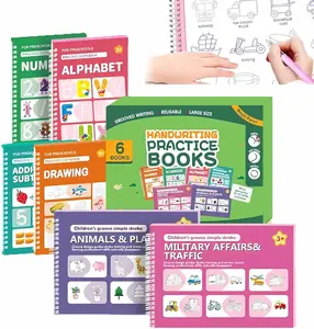 [Back-To-School Season]2026 Magic Groove Handwriting Practice Book,Writing Practice Book,Large Portable Copybooks Box Pack Notebook For Kids Ages 3-10,First Grade,Kindergarten Workbooks Stationery Set School Supplies,Christmas Gifts For Grandkids