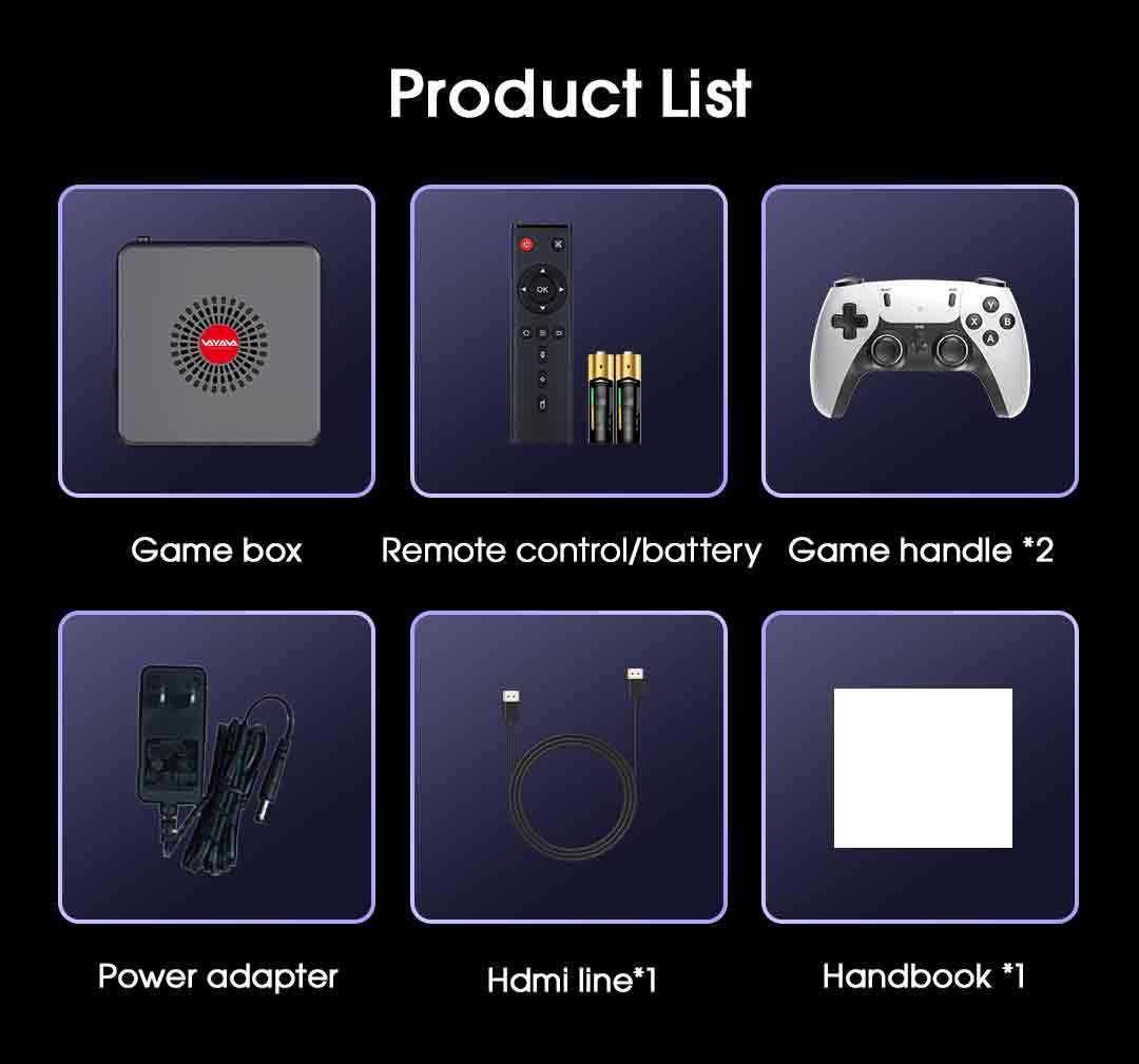 Christmas Children's Gifts  Dual-system GAME BOX Ultra Wireless Computer Game Console, 4k Hdmi Output, Play Cloud gaming Games for TV (Cloud gaming service)