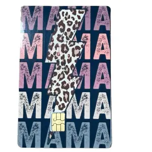 Leopard Lightening Bolt MAMA Credit / Debit Card Skin