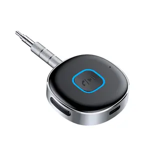 【SpringGlowUp】Car Bluetooth Receiver, Noise Cancelling 3.5mm AUX Bluetooth Car Adapter, Wireless Audio Receiver for Home Stereo/Wired Headsets, Hands-Free Calling