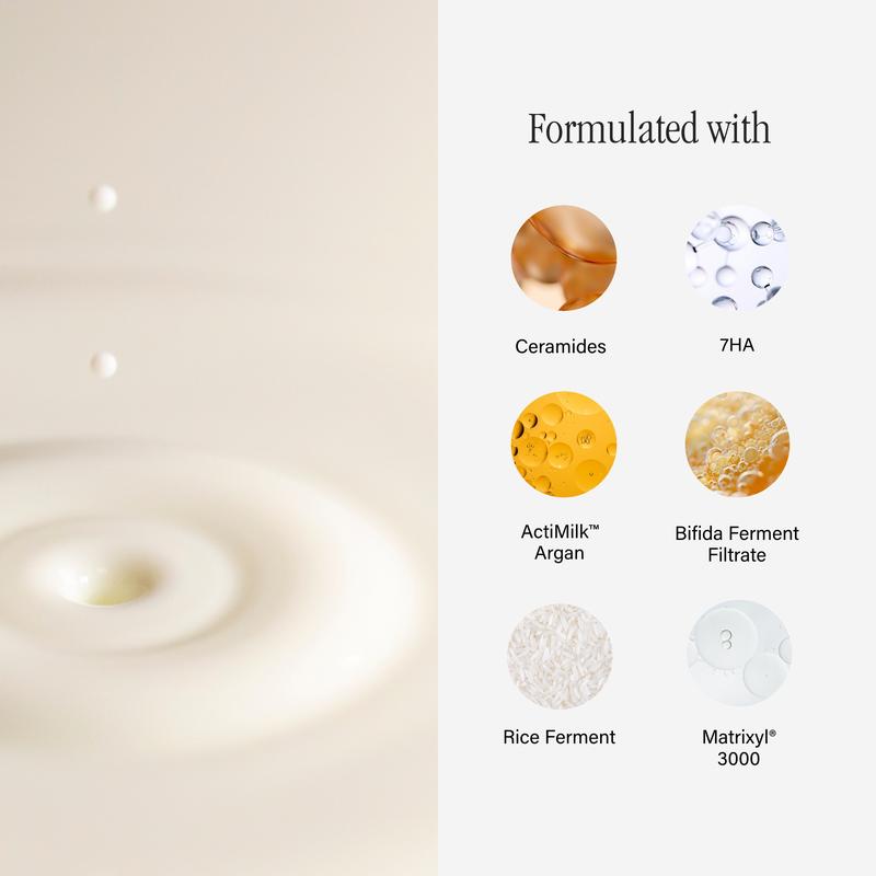 SKINN Cosmetics: Mantle Milk Skin Repair 100 Hours of Hydration - Moisture-Supporting Serum for Enhanced Hydration and Barrier Care Moisturizer Milky