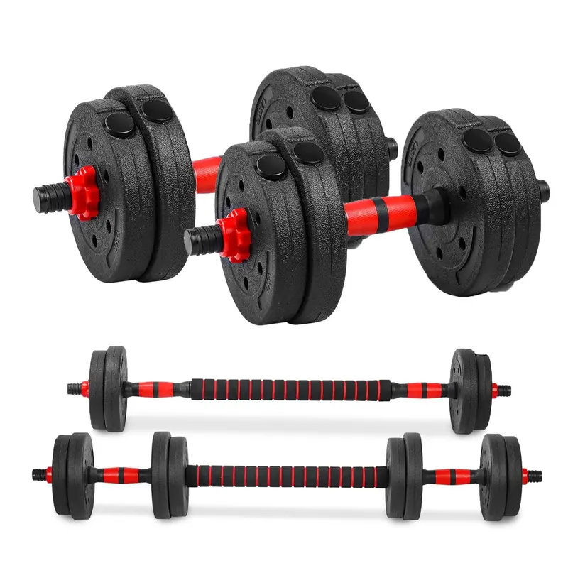 1 Pair Dumbbell Bars Gym Lifting Weight Barbell Du... – Grandado