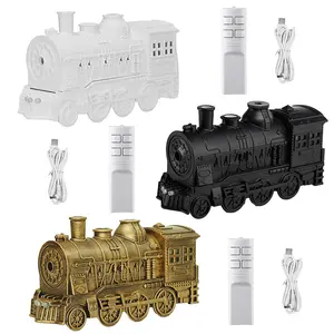 300 ml Steam Train Essential Oil Diffuser with Lights, Humidifier, Quiet, Auto Shut-Off