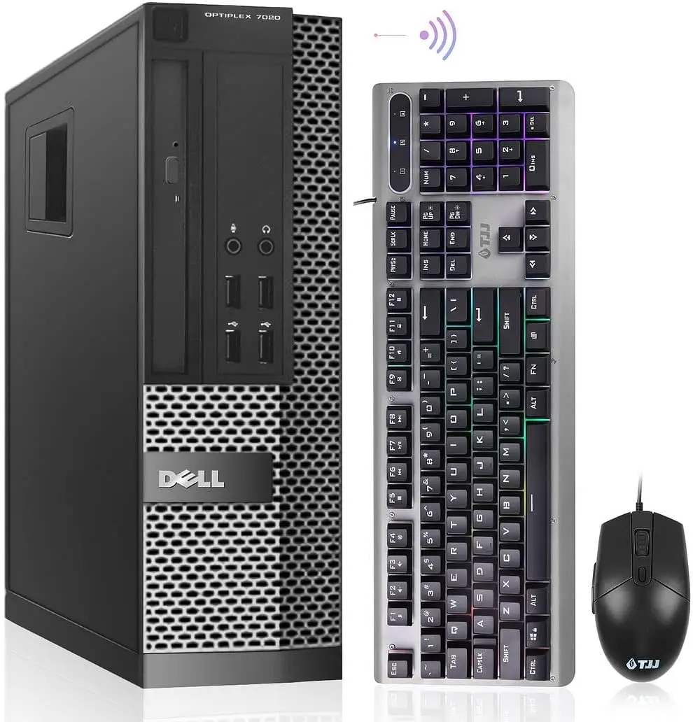 Dell OptiPlex 7020 Desktop Computer, 16GB Ram 256GB SSD, Intel Quad Core i7 4790 up to 4.0GHz, AC8260 Built-in WiFi 5, Dual Monitor Supported, DVD-RW HDMI Windows 11 Pro (Renewed)