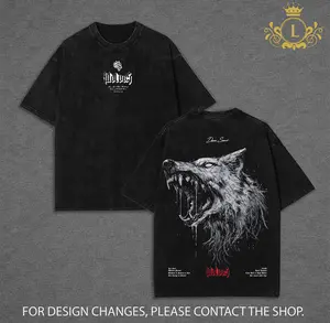 Darc Fenrir "Side By Side" Premium Tee in Black - Gym & Fitness Streetwear American Fitness Graphic Premium Tee Oversized Incredibly Soft 100% Cotton for Everyday Wear