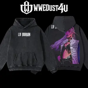 WWEDust4U Retro Vintage Limited Edition Liv Morgan Liv Forever Revenge Tour Hoodie 100% Cotton Blend Pre-washed for Softness and Durability Classic