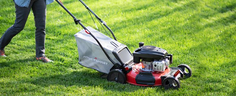 PowerSmart 21 " 170cc Gas Self-Propelled 3-in-1 Lawn Mower (V8621S) Large Grass Catcher, Effortless Operation,Fast Mowing,Safety Switch,Easy Start,Quick Assembly,Quick Fold,Fuel Efficient,Turf Friendly, 2025 Version,Springtok