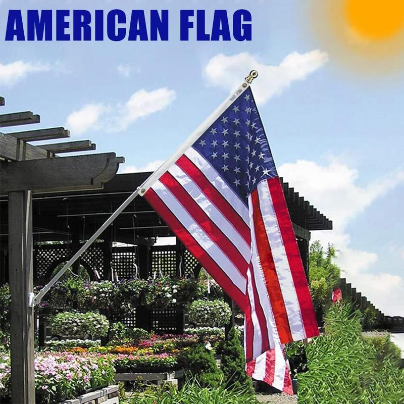 American Flag 3x5 Outdoor Heavy Duty Embroidered Stars Sewn Stripes Brass Grommets Waterproof US USA Flags