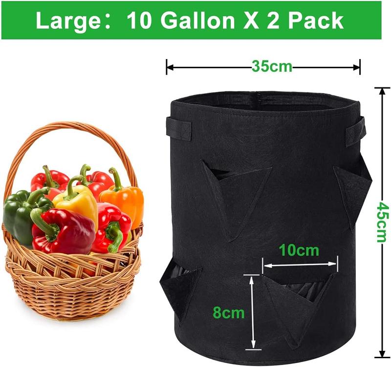 Strawberry Grow Bags, 2 Pack 10 Gallon Strawberry Planter with 8 Side Grow Pockets, Breathable Non-Woven Fabric Reinforce Handle Plant Grow Bag for Garden Strawberries, Herbs, Flowers magnetic levitation Sturdy Reinforced Strawberry Grow Bags, 2 Pack 10 Gallon Strawberry Planter with 8 Side Grow Pockets, Breathable Non-Woven Fabric Reinforce Handle Plant Grow Bag for Garden Strawberries, Herbs, Flowers magnetic levitation Sturdy Reinforced