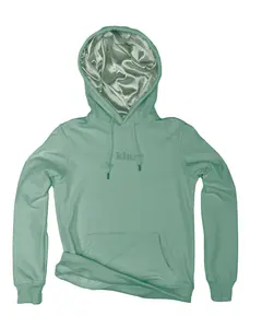 Sage Green Thick Satin Lined Hoodie