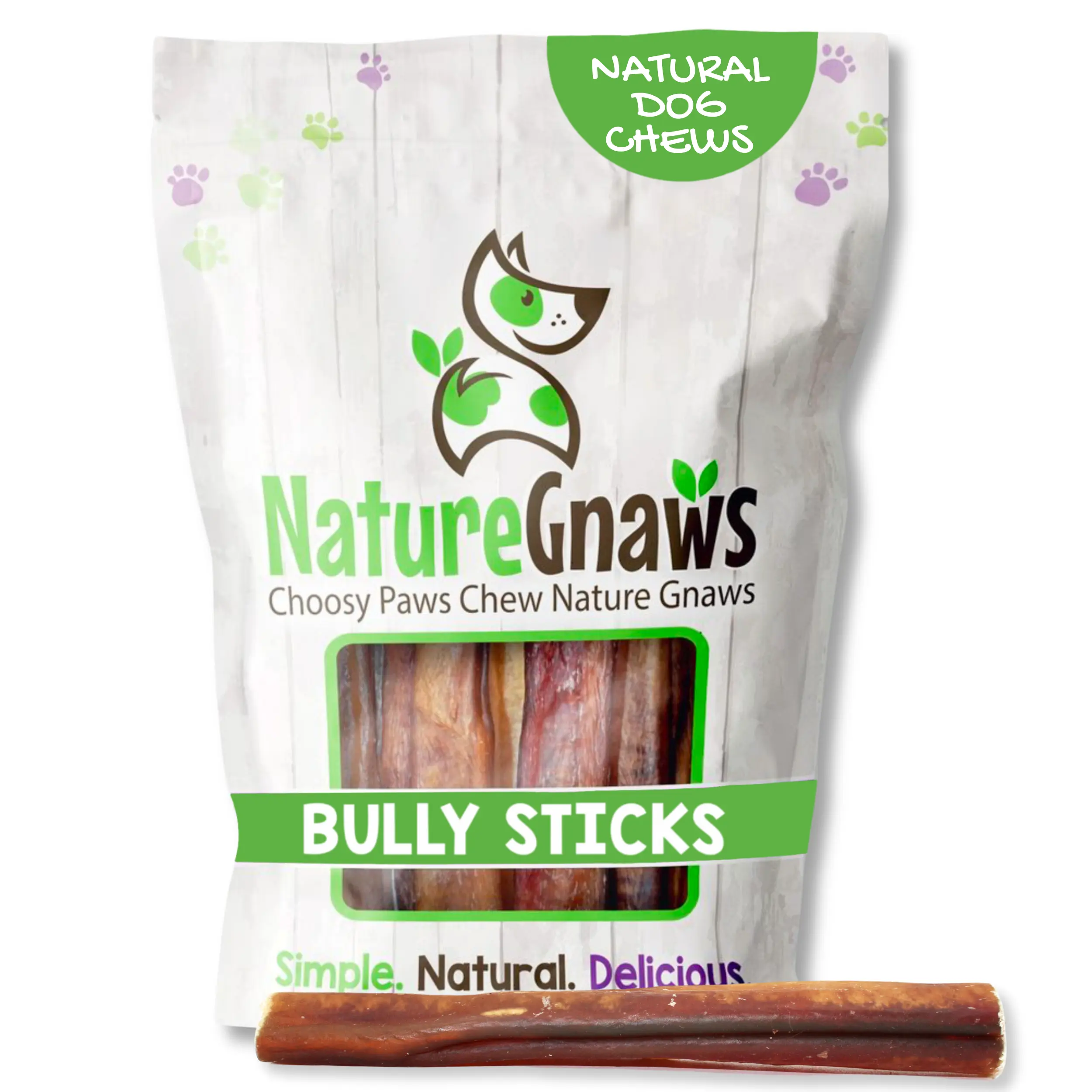 Jumbo Bully Sticks 5-6" Long-Lasting Dental Dog Chews