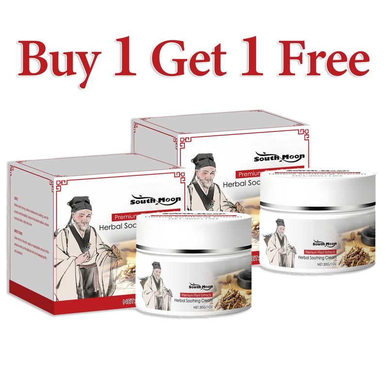 (Buy 1 Get 1 Free)Natural Calming Cream-0Hormone Anti-ltch Formula for Eczema,Dry Skin & Scalp Psoriasis, Steroid-Free, Gentle for Sensitive Skin-30g