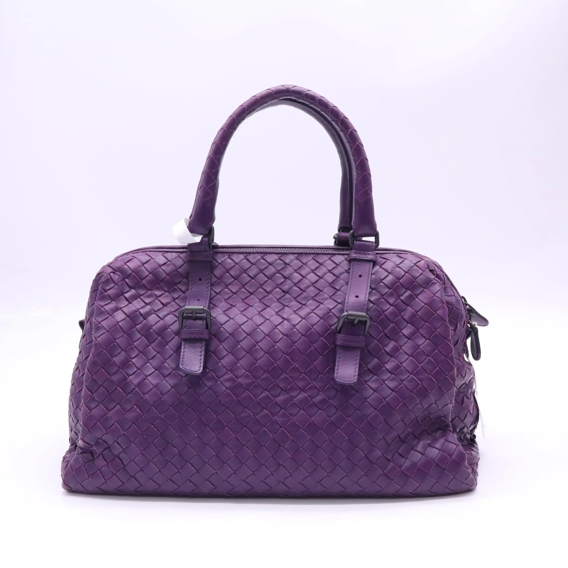 Pre-owned BOTTEGA VENETA Leather Top handle Bag Nappa Intrecciato Montaigne Handbag B23691