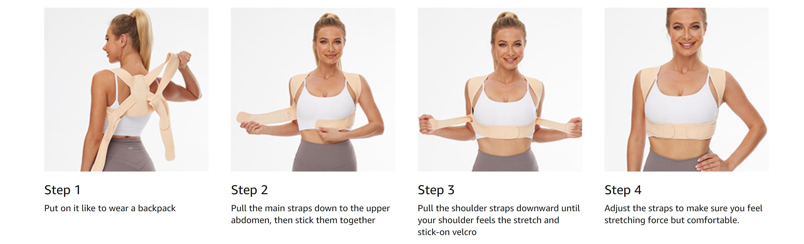 Vicorrect Posture Corrector, Adjustable Upper Back Brace for Clavicle Support and Providing Pain Relief Healthcare Tool Vicorrect Posture Corrector, Adjustable Upper Back Brace for Clavicle Support and Providing Pain Relief Healthcare Tool