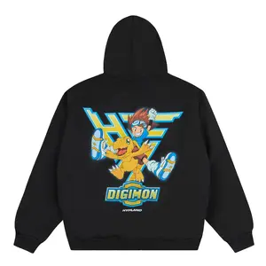 DIGIMON HYPLAND LOGO HOODIE (BLACK)
