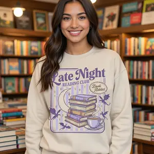 Late Night Book Club Shirt, Book Lover Shirt, Bookish Shirt, Gift For Reader, Late Night Reading Tee, Bookworm Gift