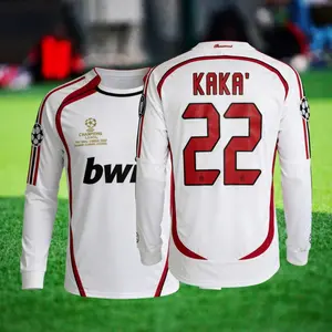06-07 Kaka  short-sleeved jersey Inzaghi team uniforms retro suit soccer uniforms