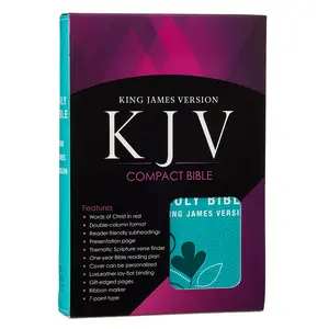 Turquoise King James Version Pocket Bible.