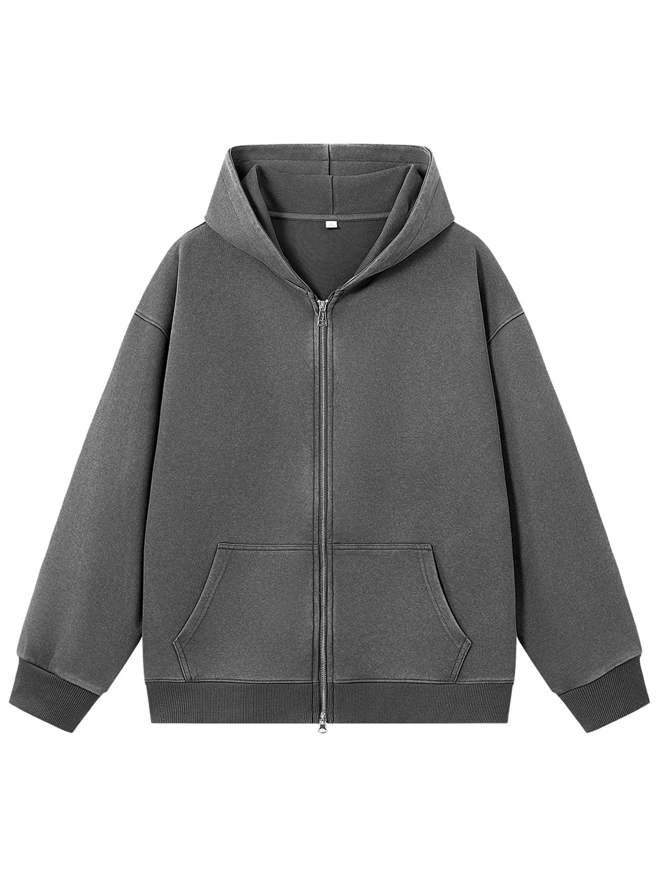 CCCMAI Cardigan hoodie men's hooded casual outdoor warm men's jacket American solid color zipper hoodie college style simple fashion versatile CCCMAI Cardigan hoodie men's hooded casual outdoor warm men's jacket American solid color zipper hoodie college style simple fashion versatile