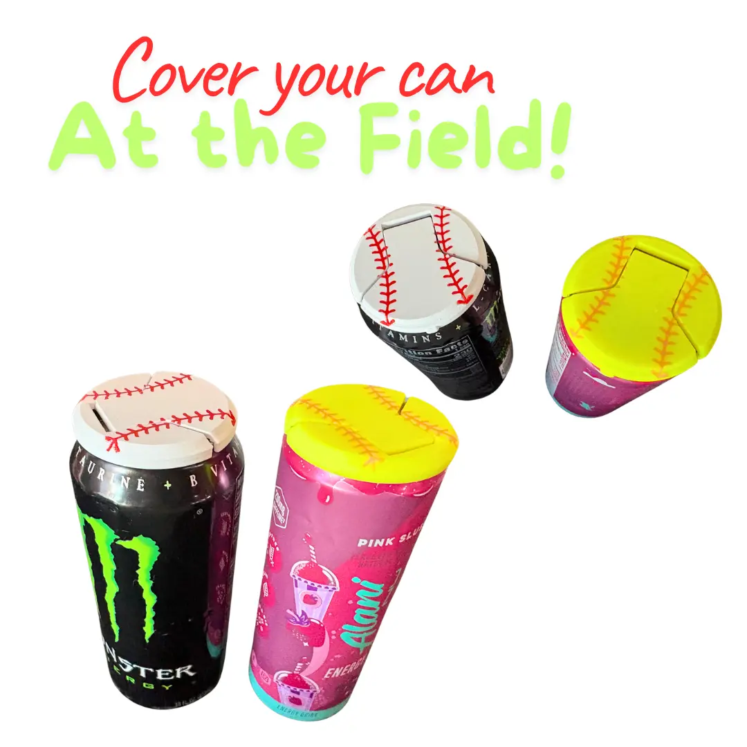 Cover Your Can 4 Pack Reusable 3D Printed Lid Covers for 8oz 12oz 16oz Cans Travel Friendly Drinkware Accessory Plastic Cover Your Can 4 Pack Reusable 3D Printed Lid Covers for 8oz 12oz 16oz Cans Travel Friendly Drinkware Accessory Plastic