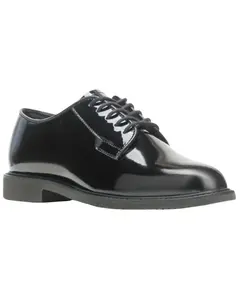 Bates Men's Sentry High Gloss Lace-Up Work Oxford Shoes Round Toe - E01842