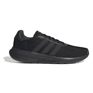 adidas Mens Lite Racer 3.0 Lace Up Running Sneakers Shoes - Black