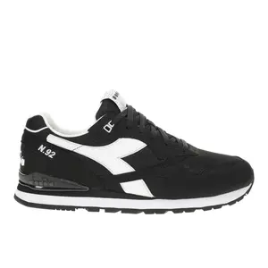 diadora Mens N.92 Lace Up Dd Comfort Sneakers Shoes Casual - Black diadora Mens N.92 Lace Up Dd Comfort Sneakers Shoes Casual - Black