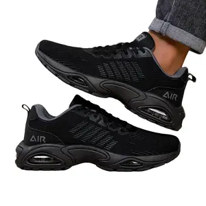 Bemiro Shoes Men’s stylish athletic shoes, lightweight, non-slip fitness sneakers, lace-up road running shoes, comfortable footwear, shock-absorbing jump rope training shoes, sneakers, and comfortable all-season casual shoes Runner Trainer