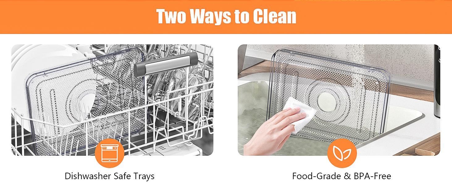 YASHE Food Dehydrator - 5 Trays with Smart Digital Control, 48H Timer & Energy Efficient Design | Perfect for Jerky, Fruit, Vegetables, Herbs & Dog Treats | Includes Recipe Book, Auto Shut-Off & Quiet Operation YASHE Food Dehydrator - 5 Trays with Smart Digital Control, 48H Timer & Energy Efficient Design | Perfect for Jerky, Fruit, Vegetables, Herbs & Dog Treats | Includes Recipe Book, Auto Shut-Off & Quiet Operation