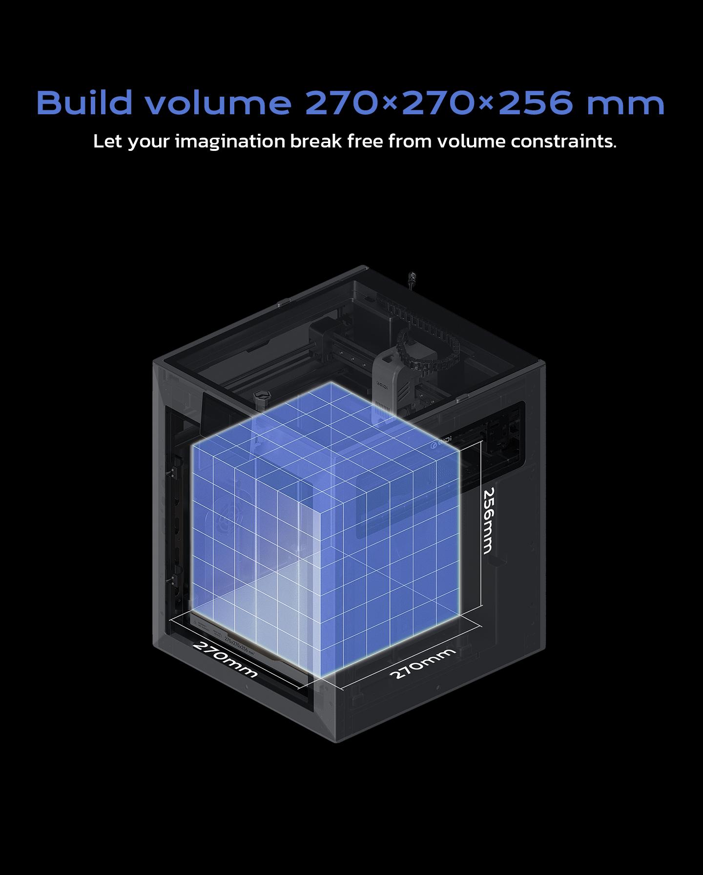 QIDI Q2 3D Printer, New for 2025, Supports Multi-Color and Multi-Material Special Printing, high Speed & Precision, 65°C Heating Chamber, AI Camera, Enclosed CoreXY, 270 x 270 x 256 mm Build Volume