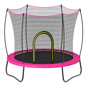 YC 55 inch trampoline spring- darkpink