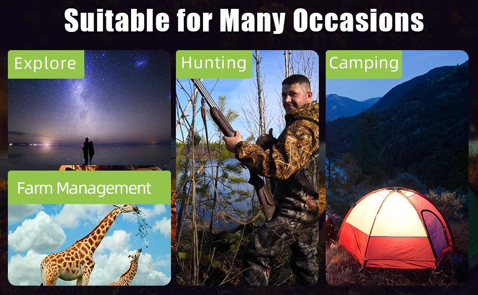 Digital Night Vision Monocular 1080p with IR LED, Handheld Night Goggles for Hunting and Outdoor Use