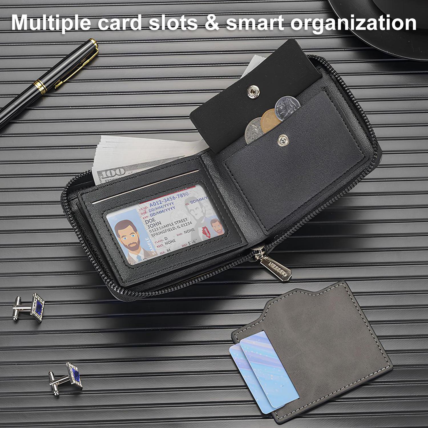 Men's Vintage Eagle-Embossed Short Wallet, Minimalist Wallet for Men, Business Multi-Card Slot Wallet, Casual Trendy Wallet for Work & Daily Use, PU Leather Men's Wallet Anniversary Christmas Father's Day Gifts for Him Men's Vintage Eagle-Embossed Short Wallet, Minimalist Wallet for Men, Business Multi-Card Slot Wallet, Casual Trendy Wallet for Work & Daily Use, PU Leather Men's Wallet Anniversary Christmas Father's Day Gifts for Him