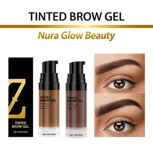 3D Eyebrow Gel 6ml Lasting 24H Waterproof Smudge-proof Tinted Brow Cream Makeup Kit