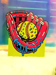 Drippy Softball Glove Light Box