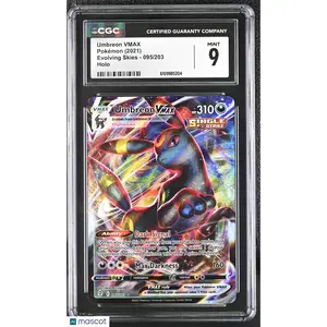 2021 Pokemon Evolving Skies Umbreon VMAX Holo 095/203 CGC 9 #095/203
