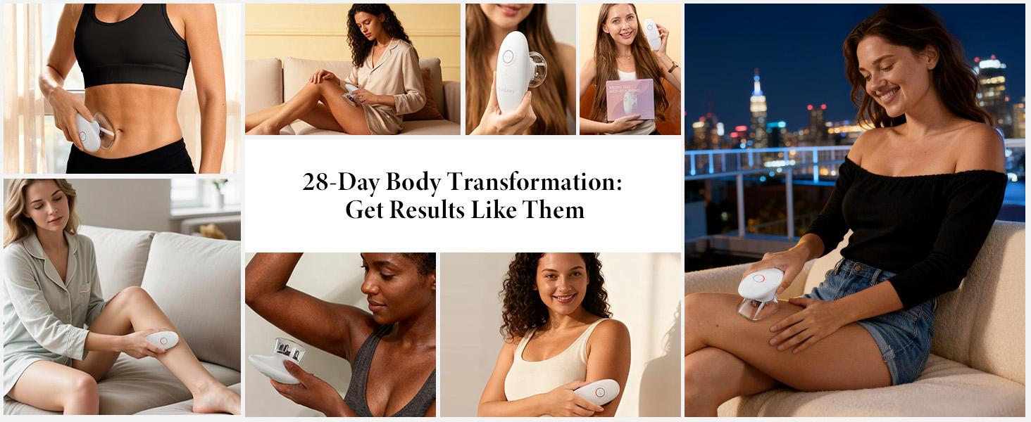 SunLuxy 3-in-1 Red Light Therapy & Cupping Suction Machine for Relaxation, Skin Rejuvenation, and Facial Firming – Perfect Valentine’s Day Gift – 3 Power Levels, Ergonomic Design, Type-C Charging