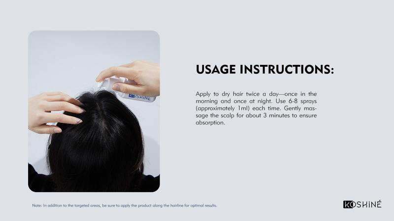 KOSHINÉ 0.9% KX-826 DHT Blocker Hair Thickening Growth Products – Suitable for Men and Women (Purple Bottle)