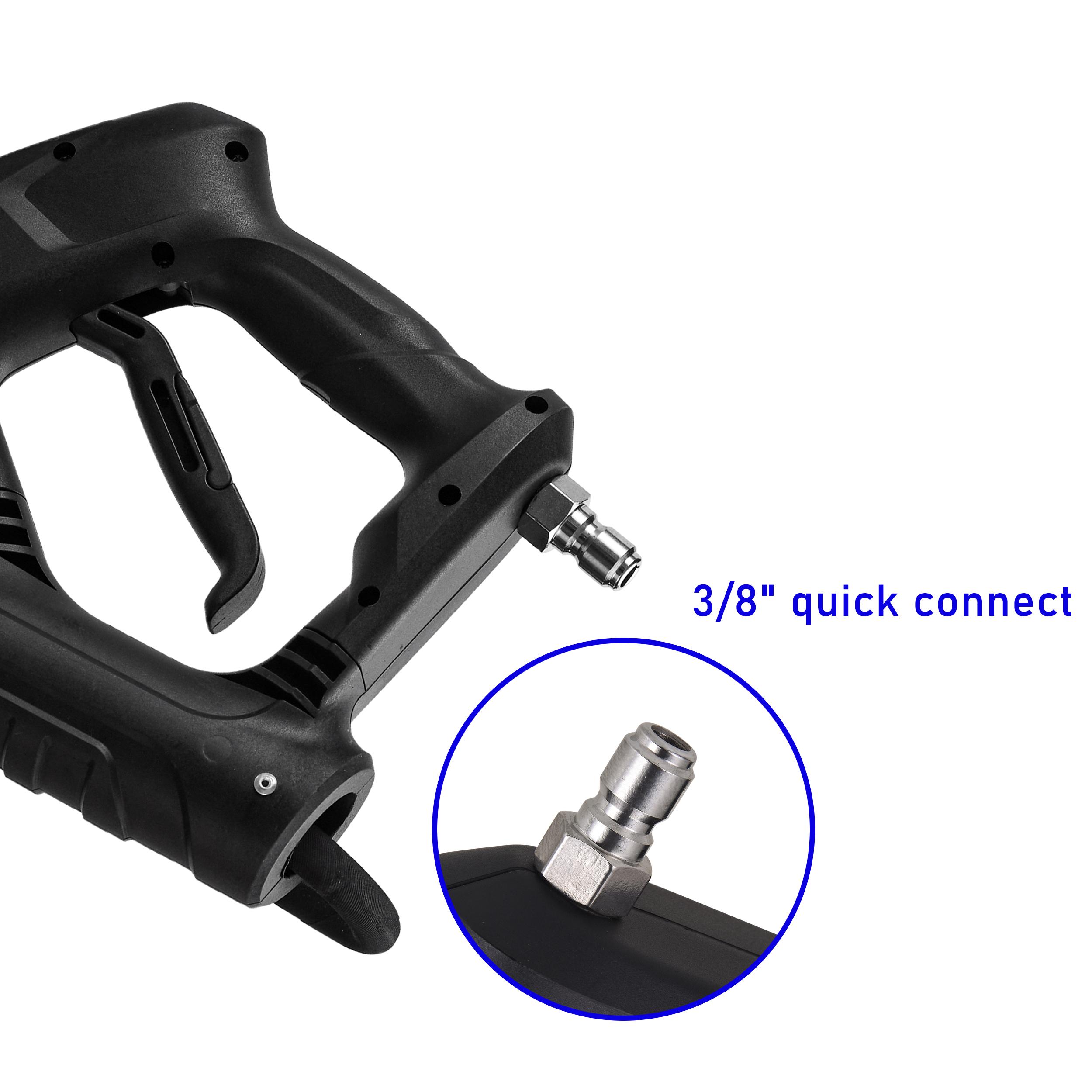 M MINGLE 20 FT Aluminum Telescoping Pressure Washer Handle Wand with 5 Nozzle Tips & Support Belt for Roofing Tools Accessories Portable Design,Heavy Duty Cleaning