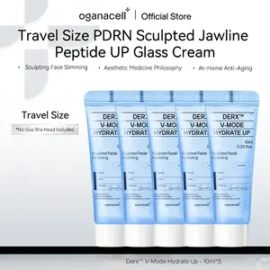 Oganacell PDRN Glass LiftSculpting Cream – De-Puffing & Lifting Peptide Glow Cream for Facial Sculpting, Korean skincare Jawline Definition & At-Home Skincare Summervibes