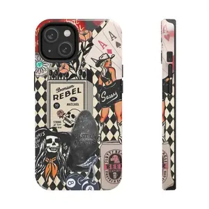 Treaty Oak Cowgirl Phone Case, Black More Cool Phone Case For iPhone 16 15Pro, 14, 13, 12, 11, 8, XR Mini, Pro Max, Plus Album Collage Phone Cases, Music Lovers