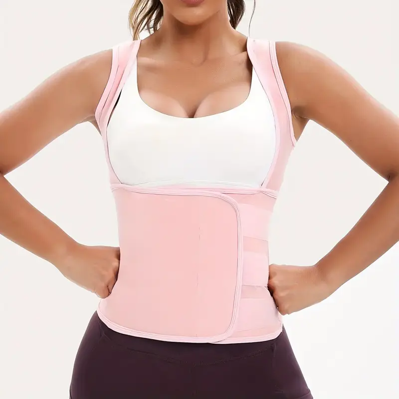 Women's Fitted Zip-Up Sauna Sweat Vest with Built-In Bra - Breathable Stretchy Compression Waist Trainer, Tummy Control Women's Clothes, Gym Workout Apparel for Fitness Training Sports Tops Women's Fitted Zip-Up Sauna Sweat Vest with Built-In Bra - Breathable Stretchy Compression Waist Trainer, Tummy Control Women's Clothes, Gym Workout Apparel for Fitness Training Sports Tops