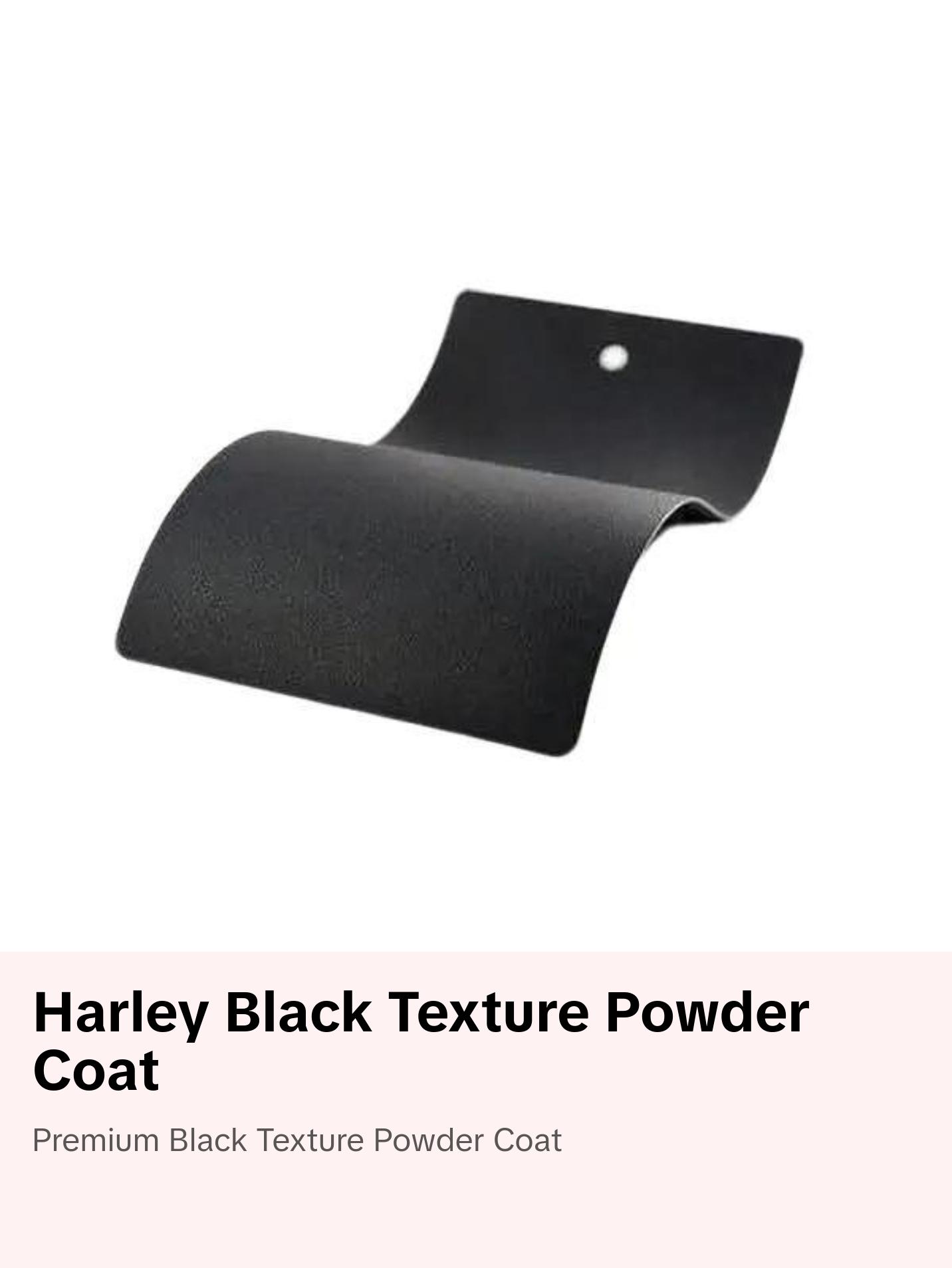Harley Fine Black Texture Powder Coating Paint 1 LB