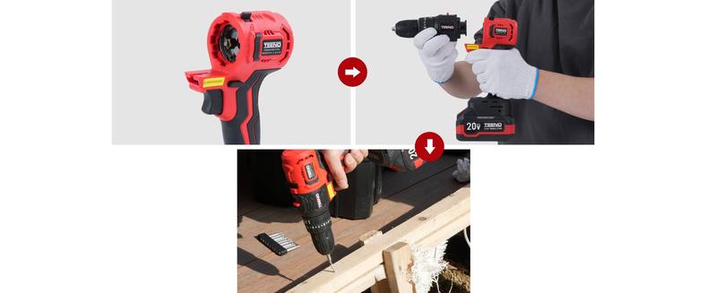 20V Cordless Combo Kit, 11-IN-2 8-IN-1 3-IN-1Cordless Multi-tool with Case, Drill, Recip saw, Chain Saw, Impact wrench, Oscillating tool, Sander with Accessories, 3.0Ah Lionthium Battery and Charger Portable