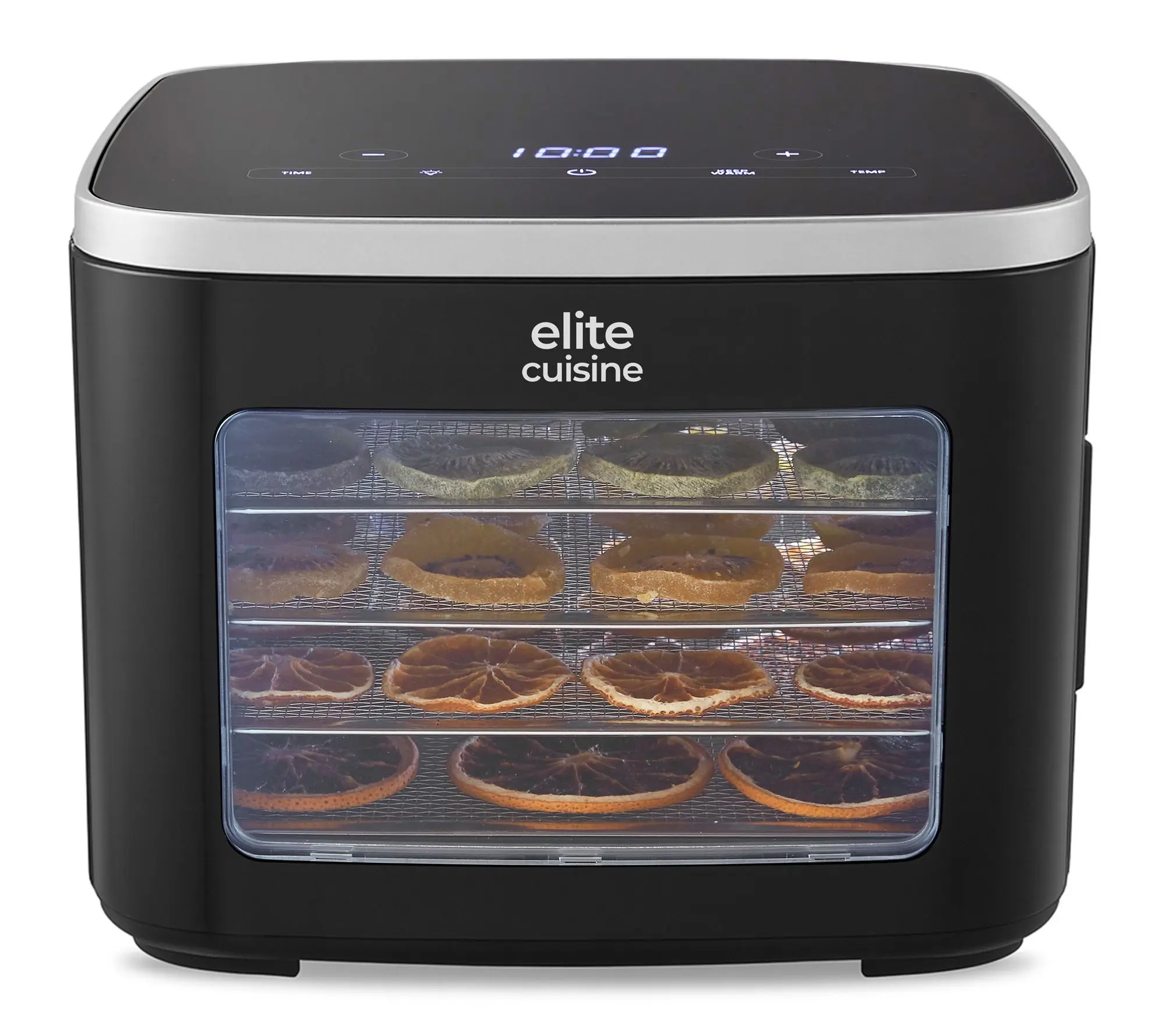 Elite Cuisine 5-Tray Stainless Steel Digital Food Dehydrator