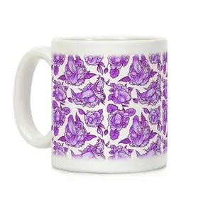 (Sale up to 55% + Freeship) Floral Penis Purple Coffee Mug Coffee Mug, Coffee Lovers, Funny Coffee Cup, Friend Gifts, Funny Gift, Gifts For Her