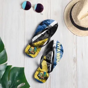 St. Lucia Flip-Flops – IVTA Wear Caribbean Travel Sandals | Lightweight Beach Slides
