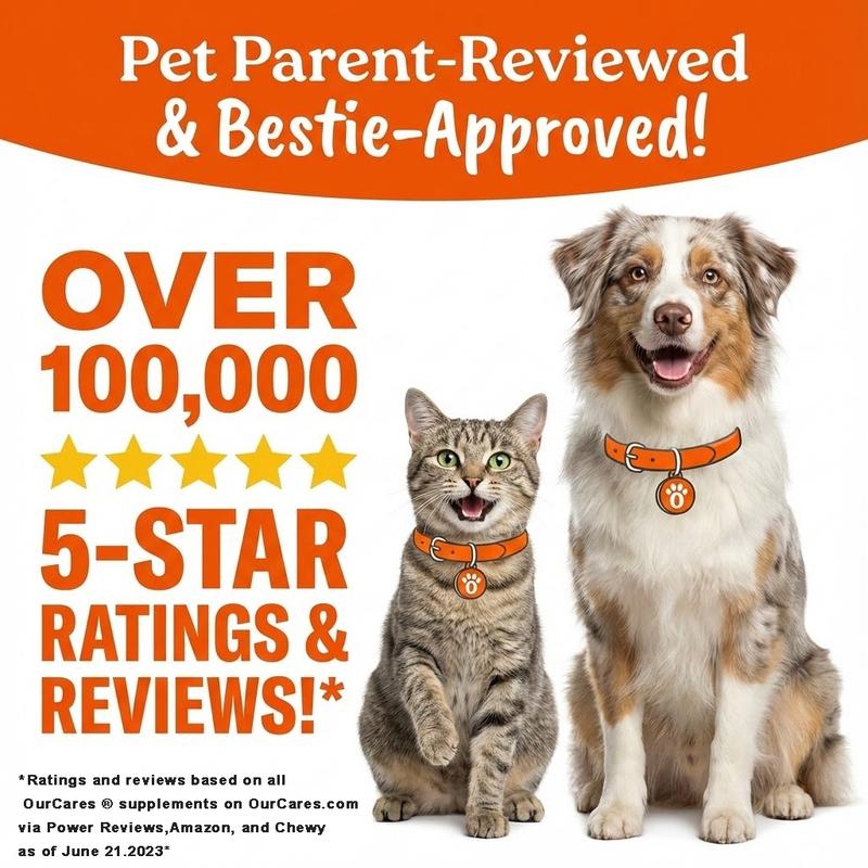 OURCARES Bites Prevention Chews for Dogs Natural Chicken Flavor 120 Count Plant-Based with Probiotics Coconut Oil Flaxseed for All Breeds